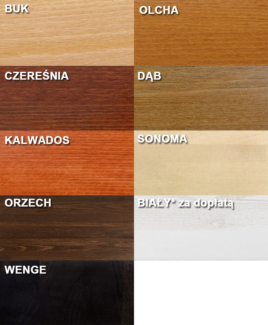 DREWNIANY STÓŁ Rozsuwany 100/160/400 RÓŻNE KOLORY Szerokość mebla 160 cm