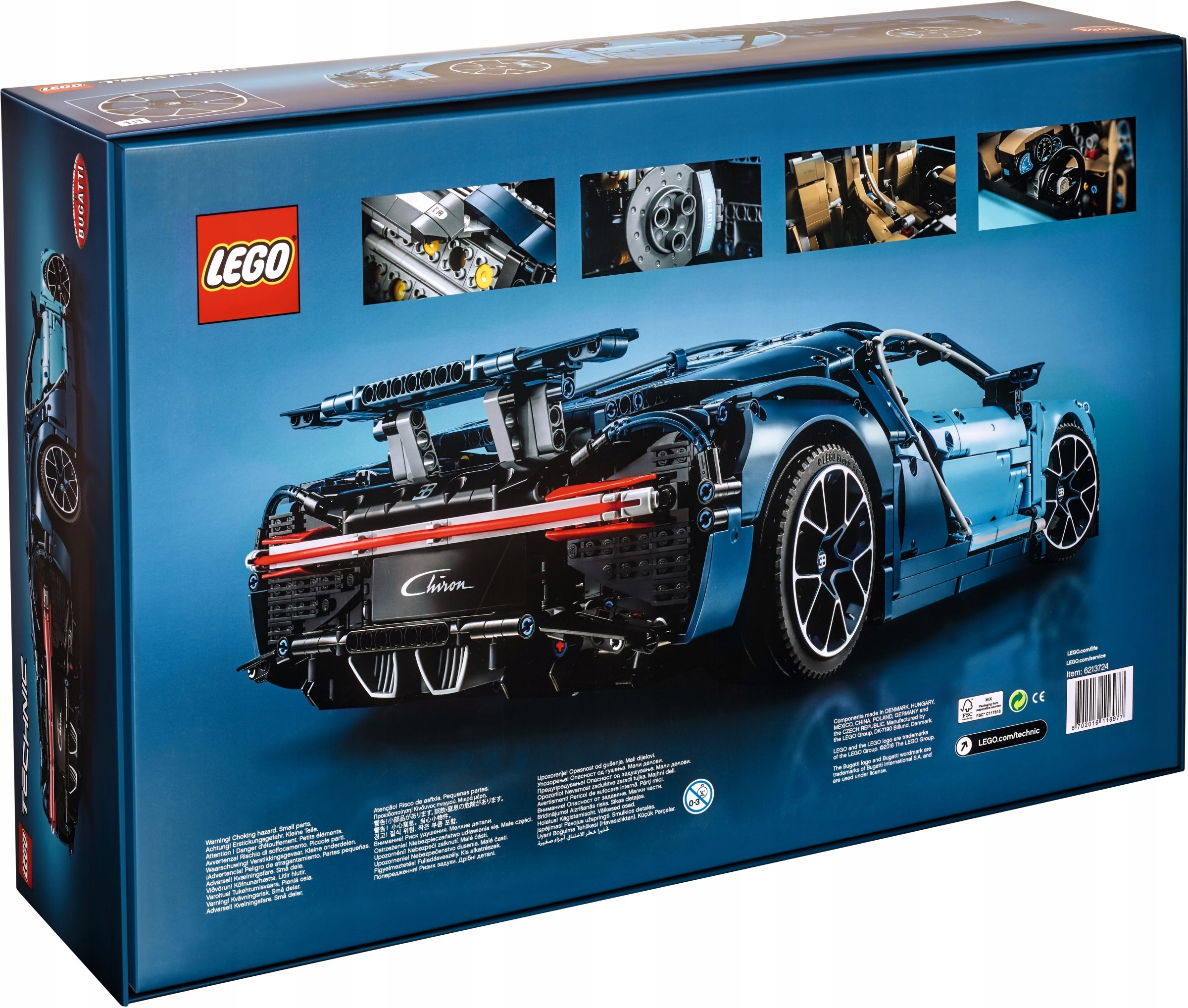 LEGO Technic 42083 Bugatti Chiron (5702016116977) • Cena, Opinie