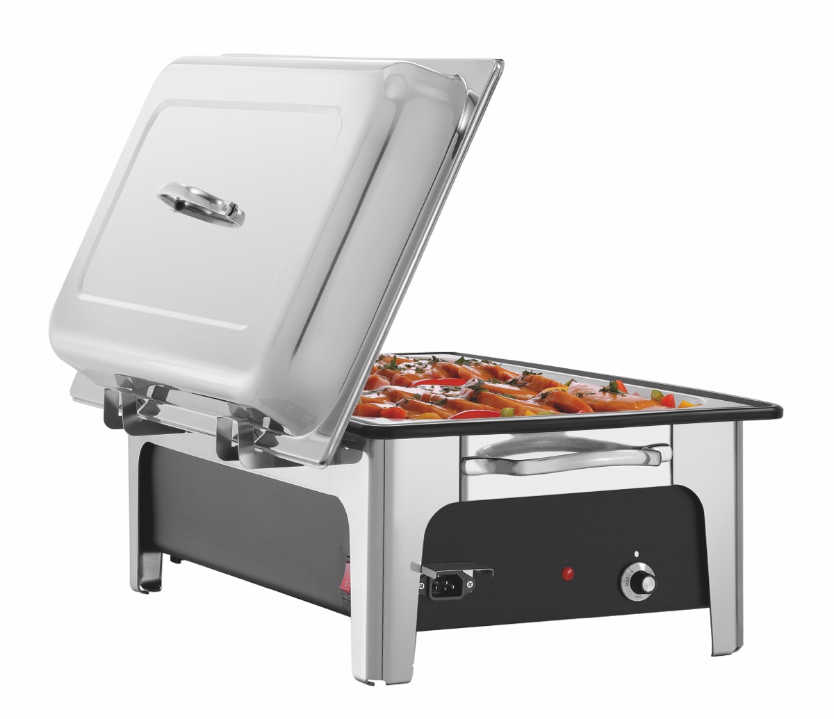 PODGRZEWACZ ELEKTRYCZNY CATERINGOWY STOŁOWY Z POKRYWĄ 2200W SUNNEX GN 1/1 Kod producenta 500830