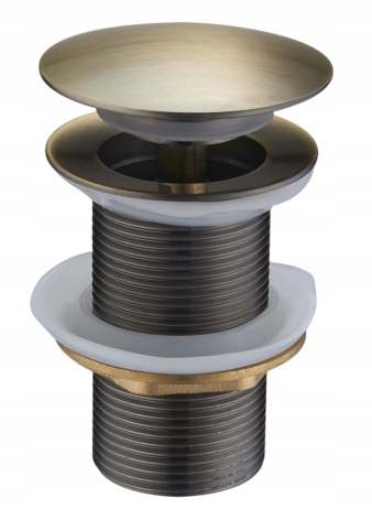 MEXEN KOREK UMYWALKOWY KLIK-KLAK MOSIĄDZ ANTYCZNY