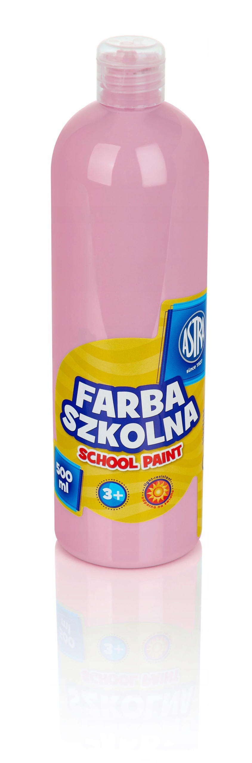 

Farba Szkolna Astra 500 ML jasno różowa