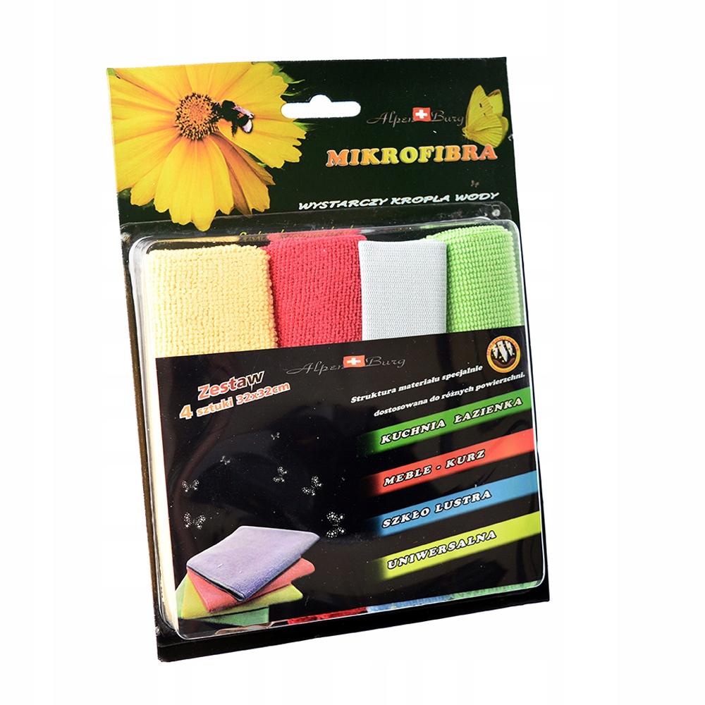 

Ściereczki Z Mikrofibry Wielofunkcyjne 4 Szt 32x32
