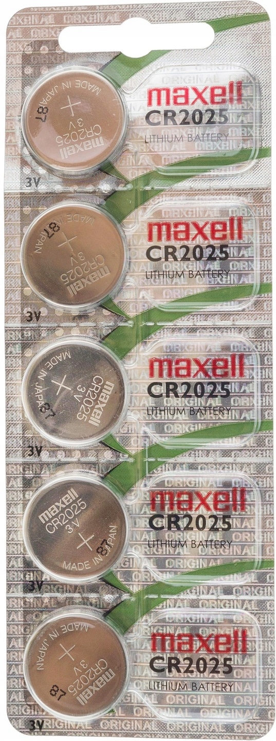 

Baterie Maxell 2025 CR2025 3V Litowe 5szt blister