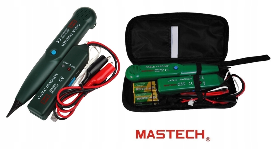 MASTECH MS6812 SZUKACZ PAR PRZEWODÓW KABLI CABLE TRACKER Marka Mastech