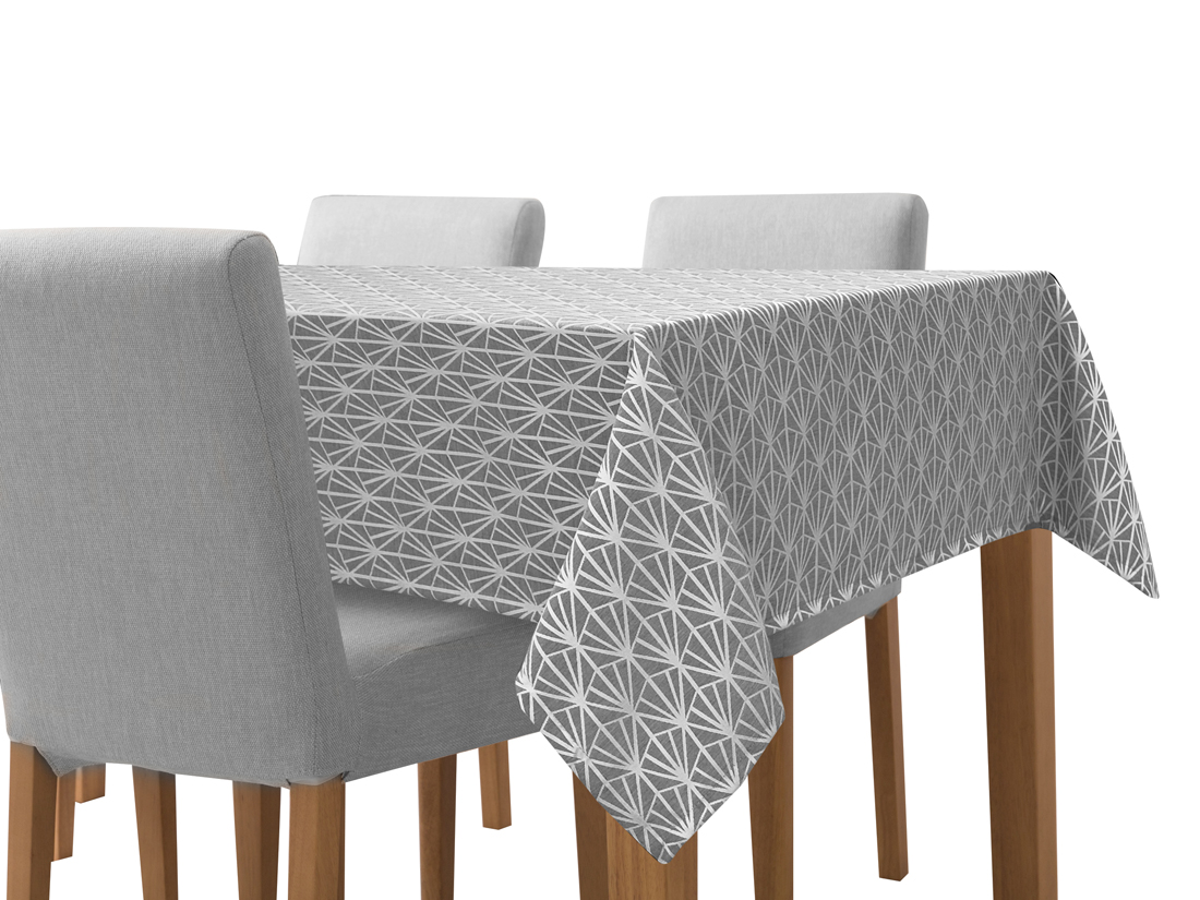 

Obrus plamoodporny Risso 140x300 szary 650-06