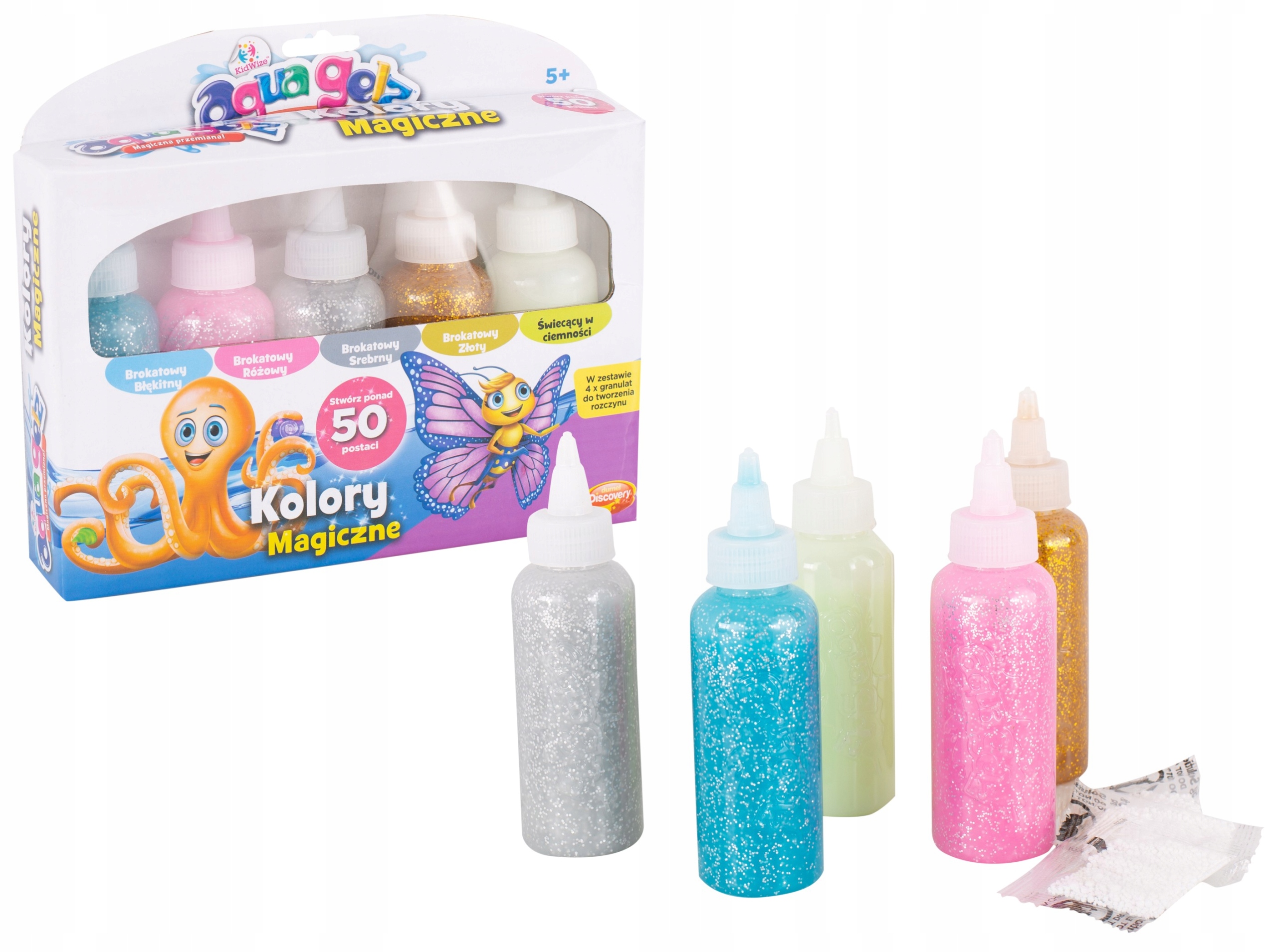 

Aqua Gelz Magiczne Brokatowe Świecące Dumel