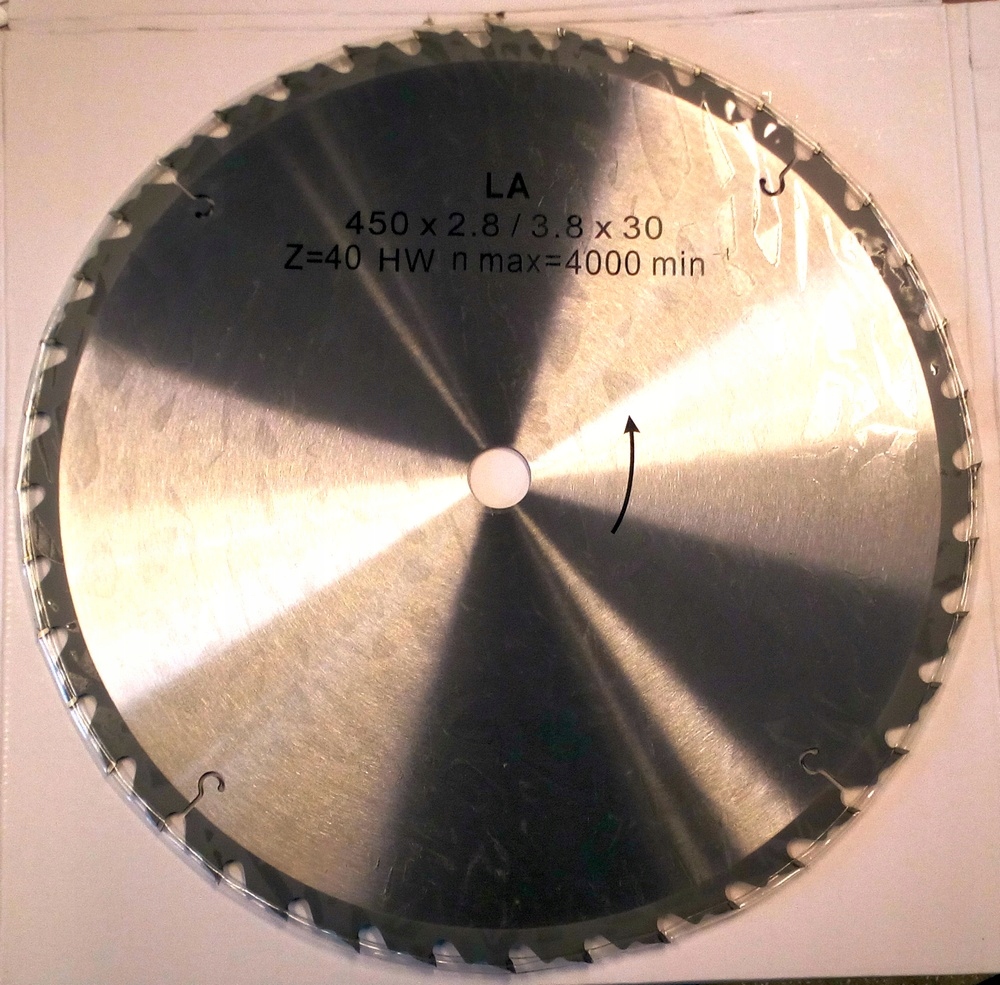 Tarcza do piły stołowej Atika Btu Btk Bth 450mm 4000 obr/min nr A360213