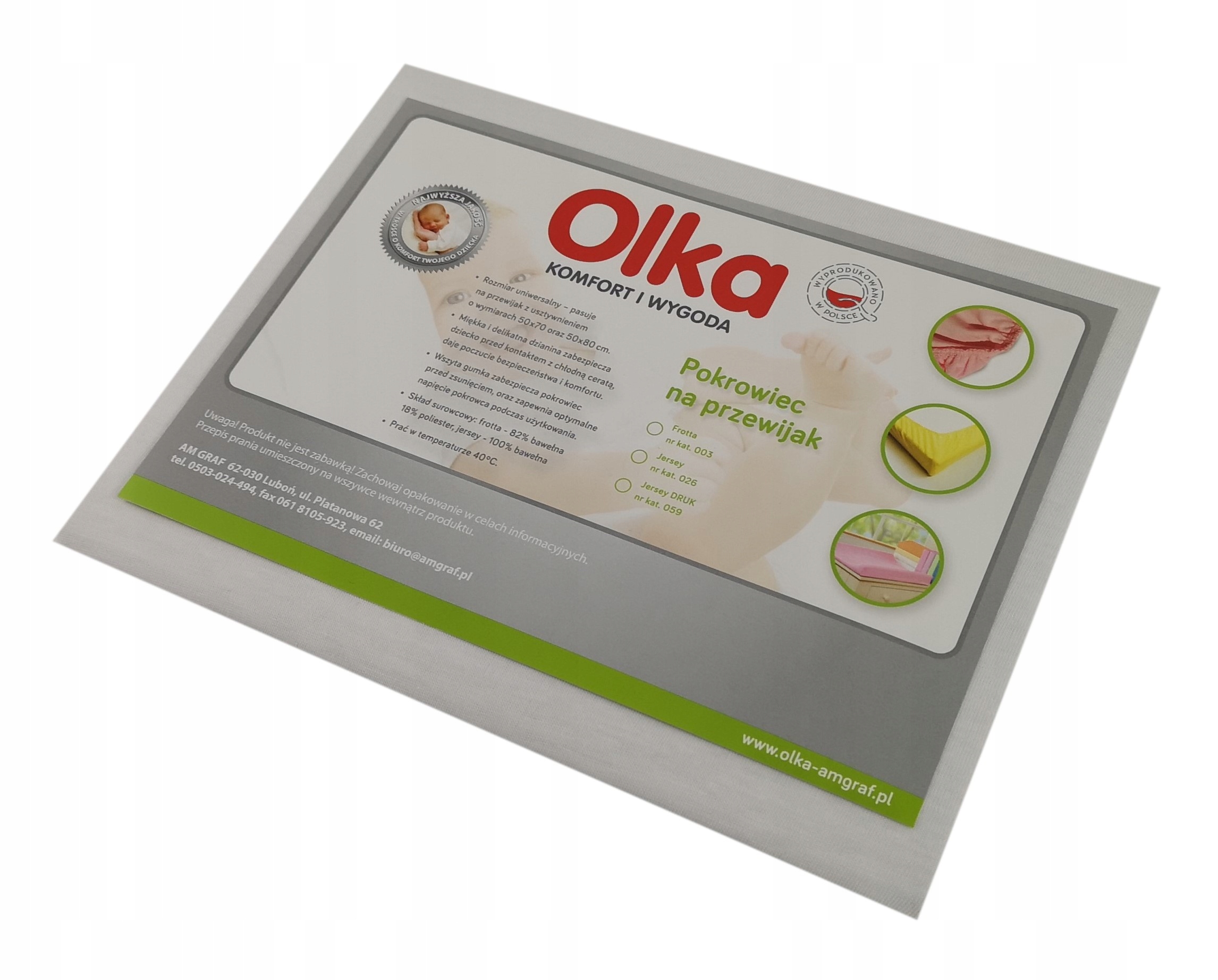 

Pokrowiec na przewijak jersey - uniwesalny Olka