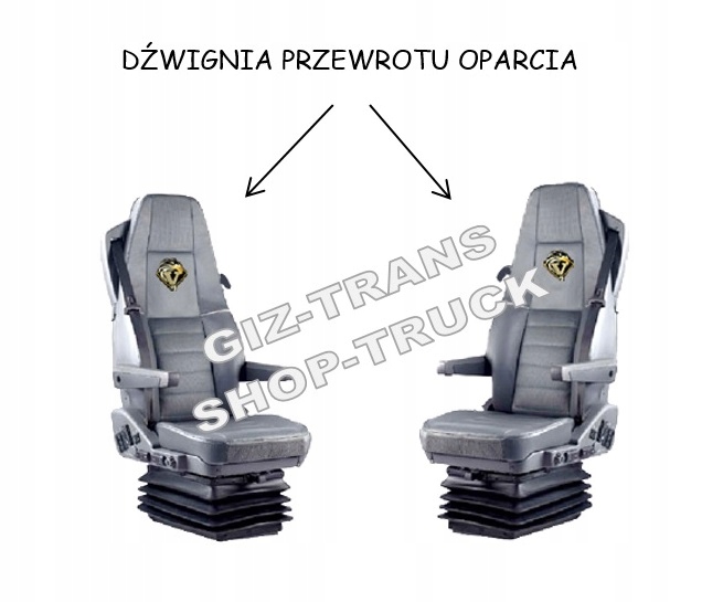 POKROWCE VOLVO FH OD 2002r SKÓRA/SZTRUKS 2PASY TIR EAN (GTIN) 5904261600960