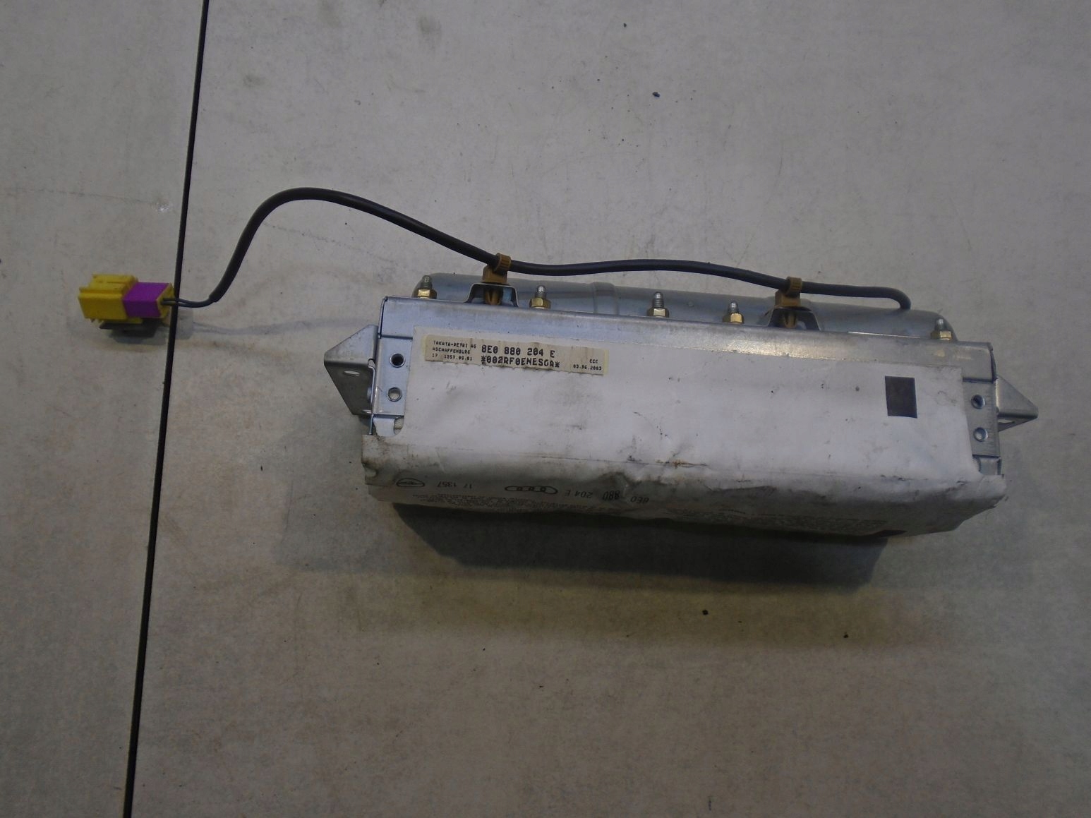 подушки безопасности подушка пассажира Audi A4 B6 8E0880204E