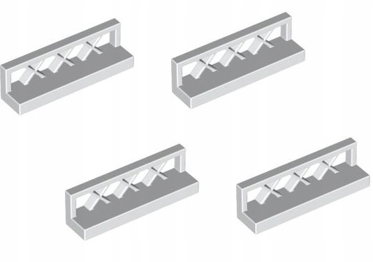 

Lego Płotek Płot 1x4x1 Biały 3633 - 4 Szt