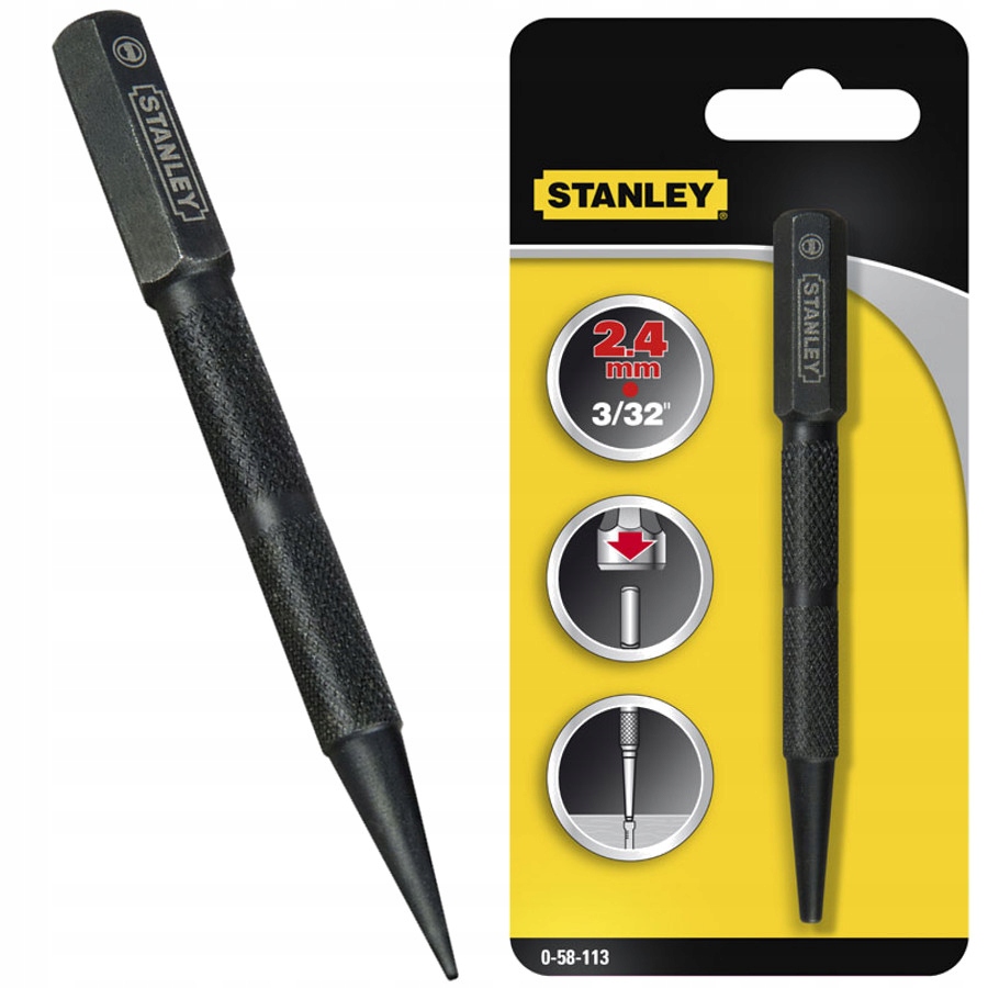 

Stanley 58-113 Punktak wybijak 2,4mm hartowany