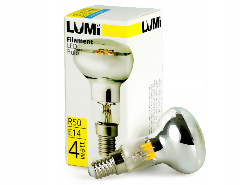 

Żarówka Led filament grzybek 230V E14 R50 4W 40W