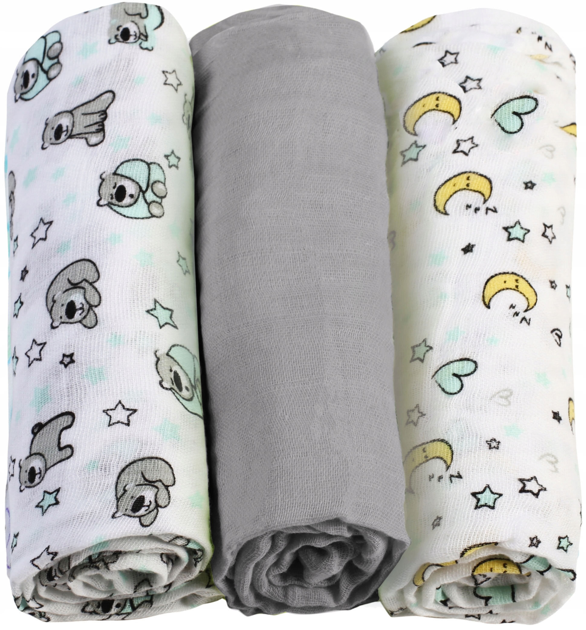 

BabyOno Pieluszki Muślinowe 70x70 Pieluchy 3szt