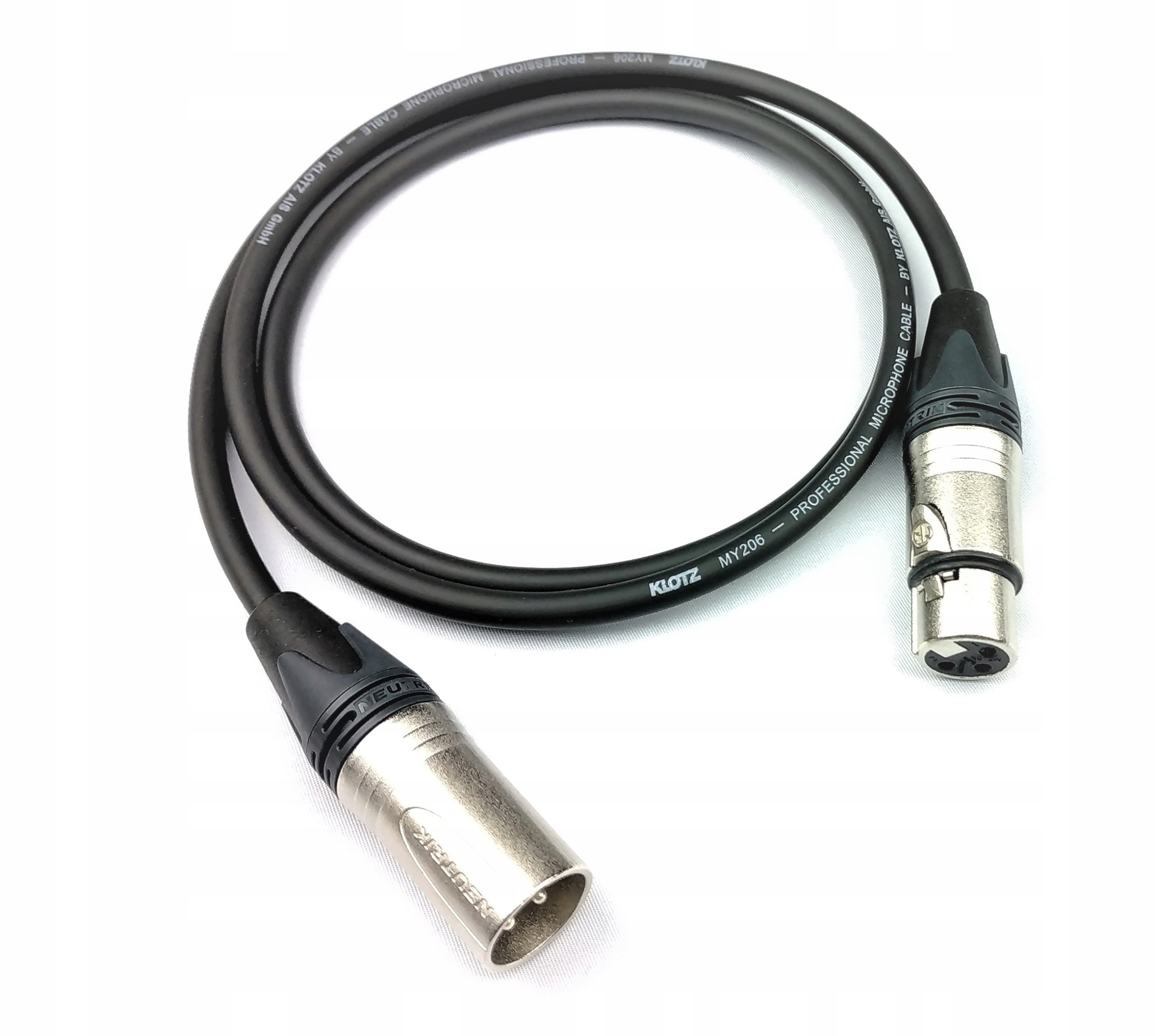 Kabel mikrofonowy KLOTZ MY206 XLR NEUTRIK 5 m