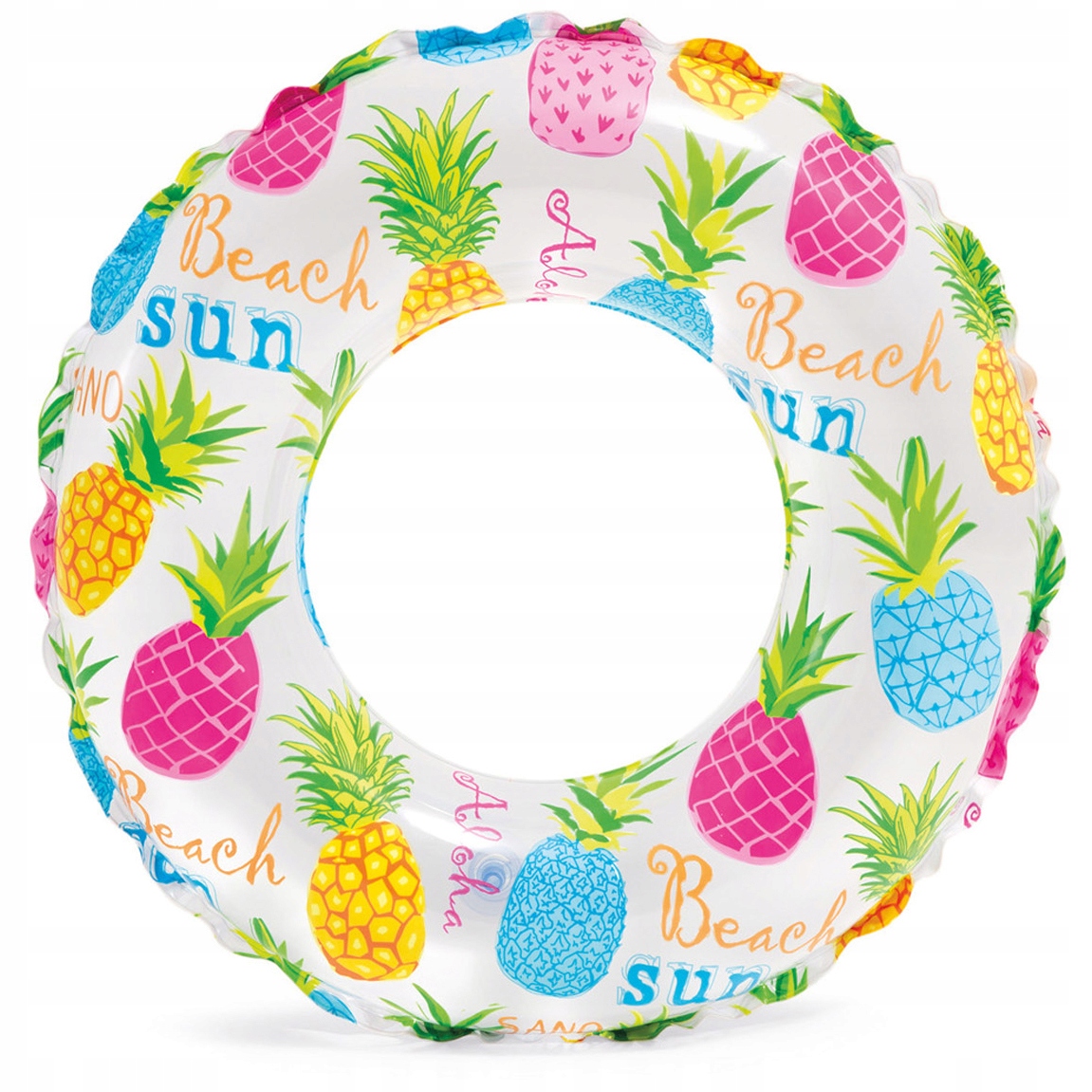 

Kółko Koło Do Pływania plażowe Ananasy 51cm Intex