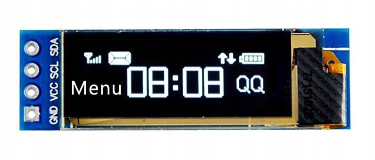 

LCD Oled 0.91" 128x32 I2C Arduino
