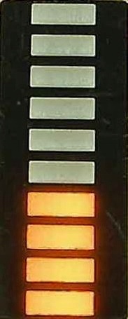 

Art Bargraf 10-LED YELLOW/jasnyŻółty (AS102510AMY)