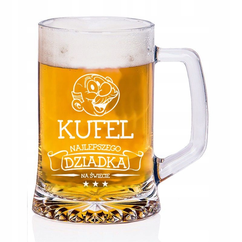 

Kufel Do Piwa Z Grawerem Dzień Dziadka