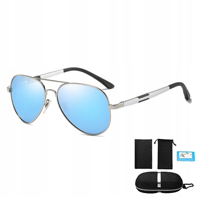 

Okulary przeciwsłoneczne Aviator polaryzowane Uv