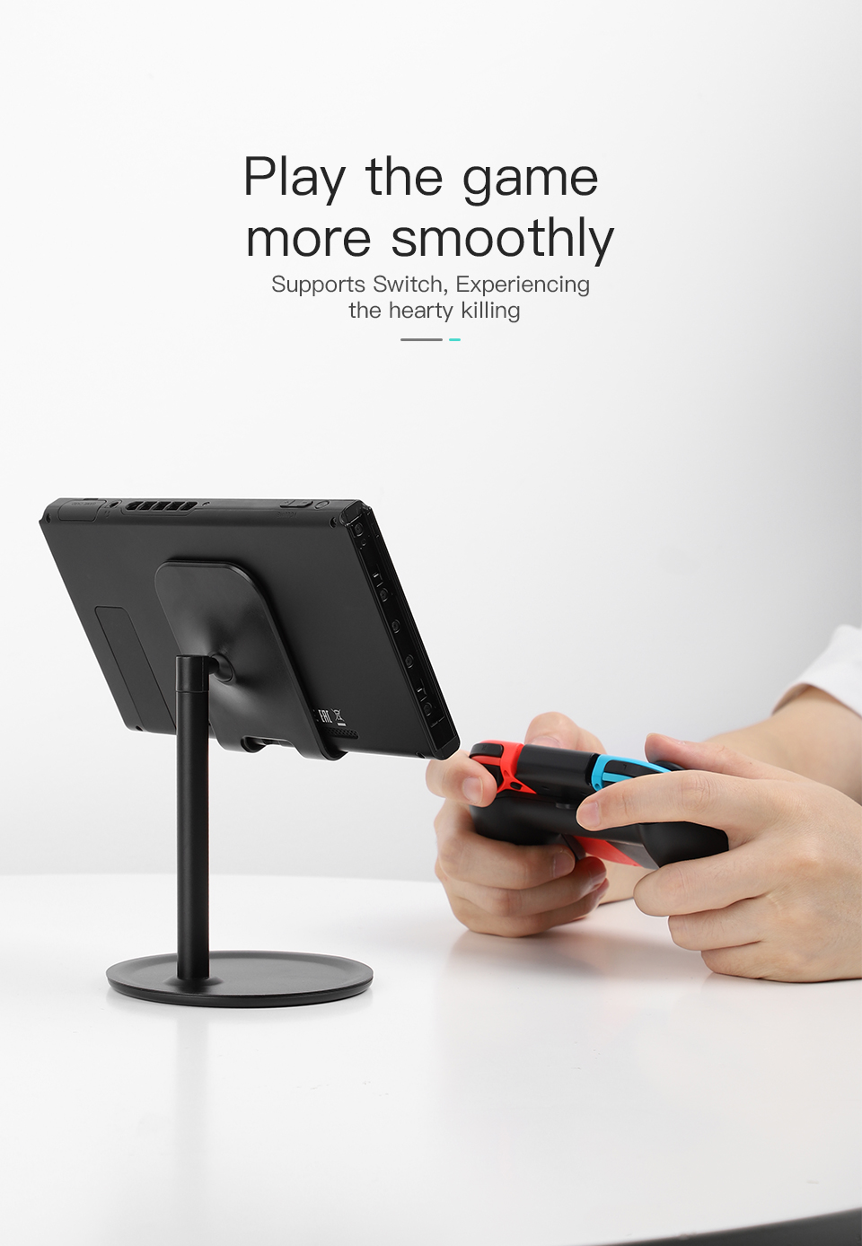 REGULOWANY UCHWYT STOJAK NA TELEFON TABLET +GRATIS Kolor czarny