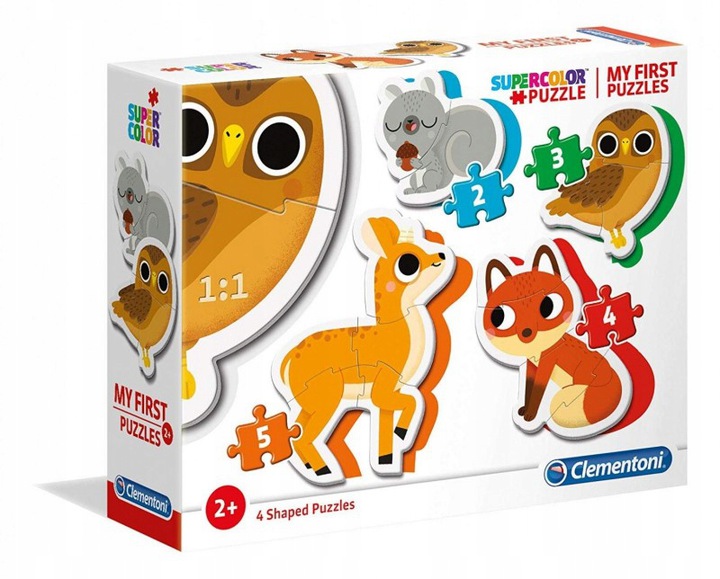 

Puzzle Baby Dla Maluszka zwierzęta Leśne CL20814