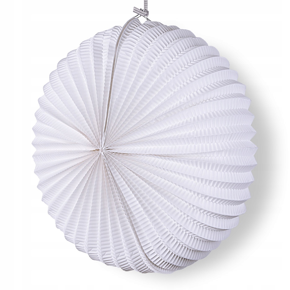 

Lampion Harmonijka Akordeon 40CM Owal - Biały !!