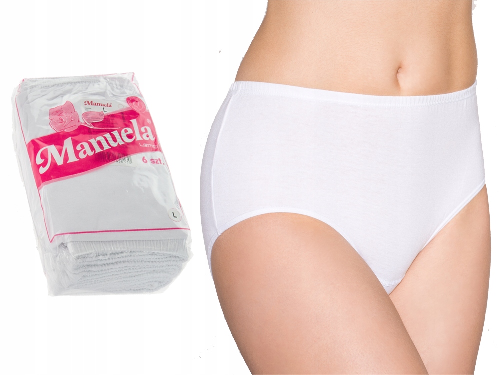 

Lama figi Majtki damskie Manuela 6szt r L