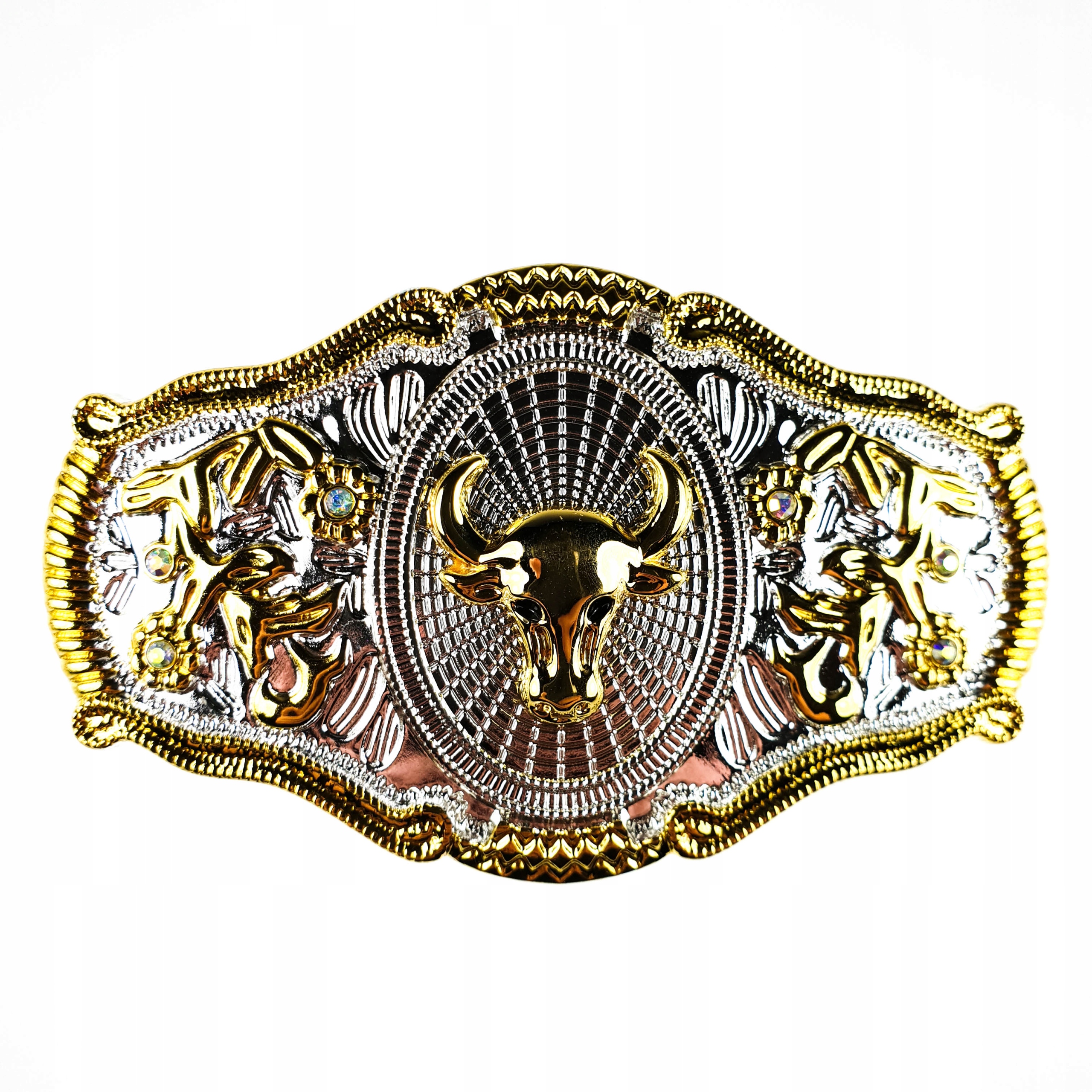 

Piękna Złota Klamra Do Paska Byk Kowboj Cowboy