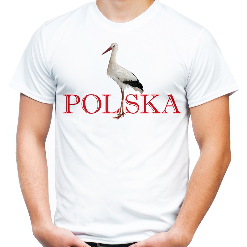 

Koszulka dziecięca Polska z Bocianem Bocian 140