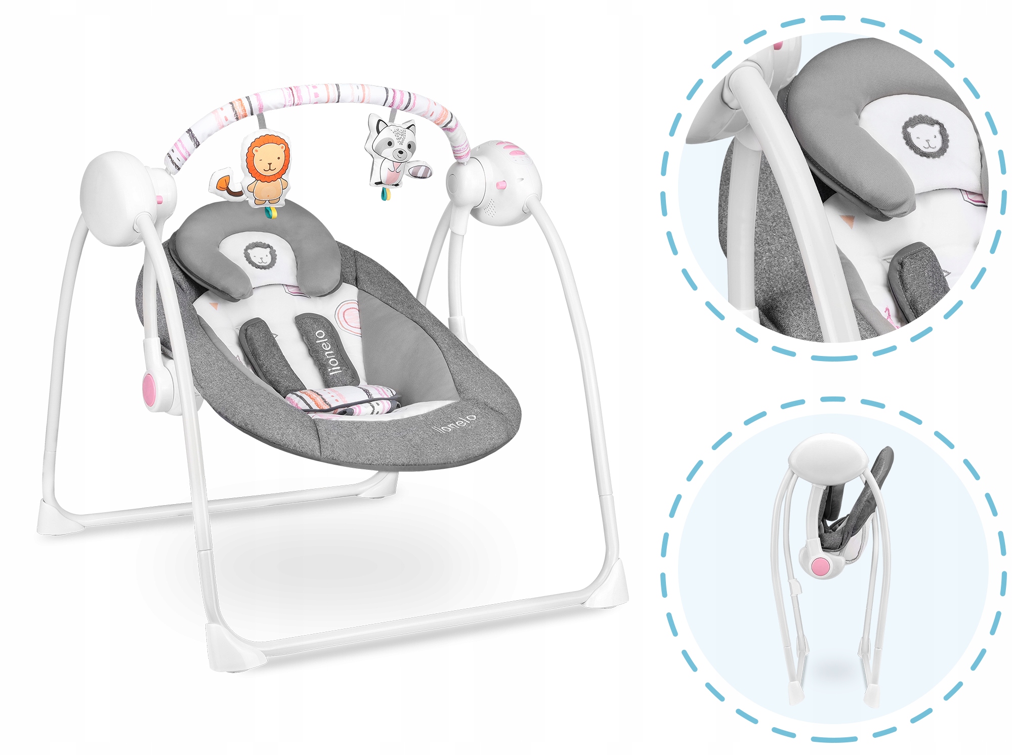 LEŻACZEK BUJACZEK HUŚTAWKA LIONELO RUBEN + MELODIE Rodzaj Leżaczek