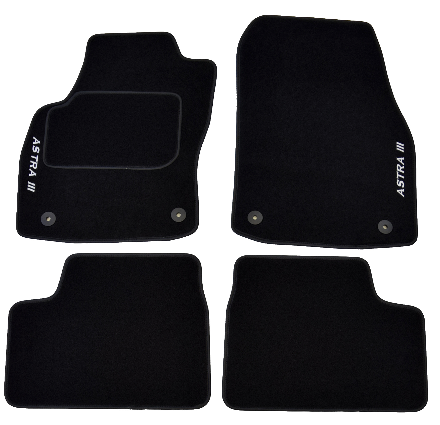 Opel Astra III H HB Велюрові килимки CL + вишивка