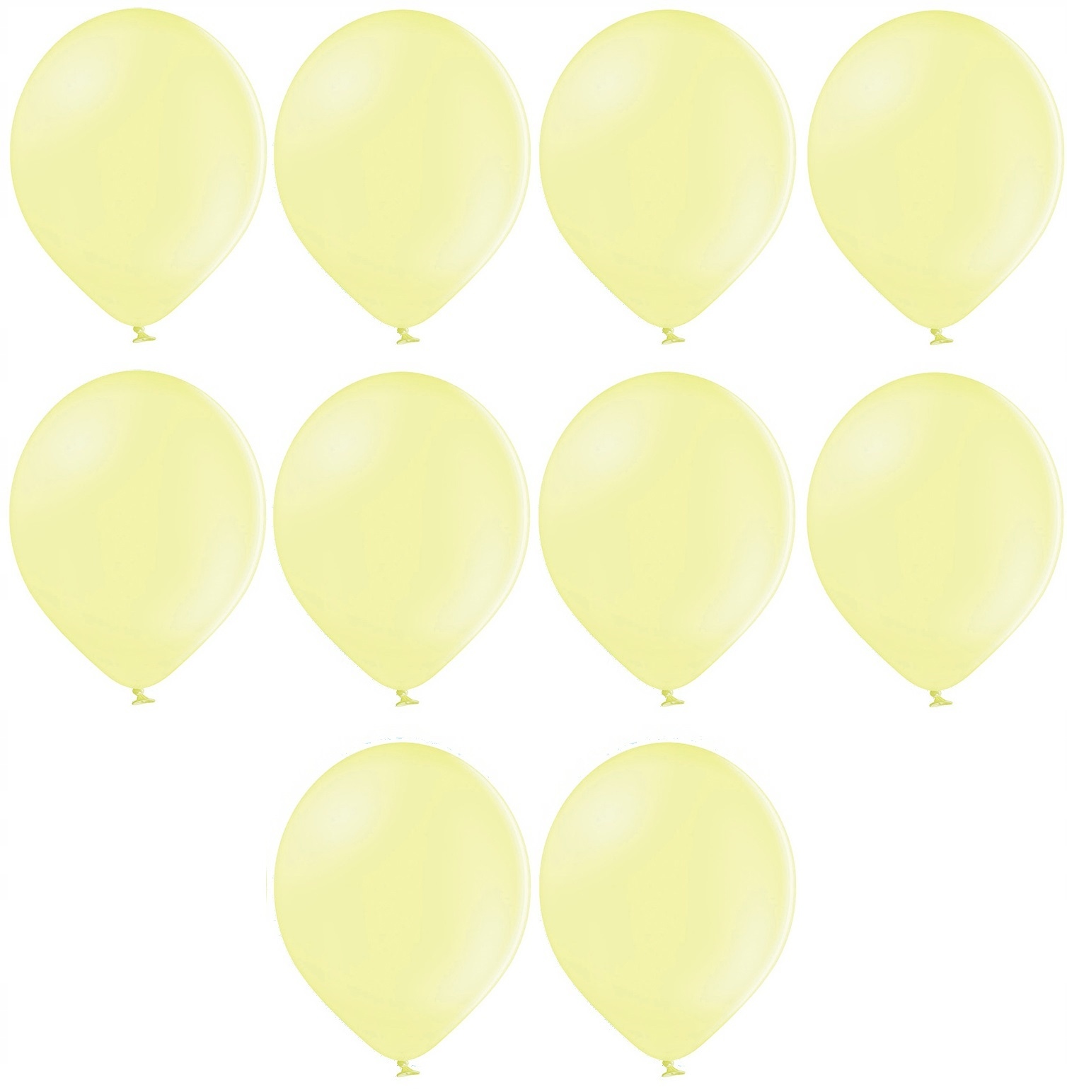 

Balony Pastel Lemon 30cm 10szt na ślub urodziny