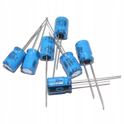 

Kondensator elektrolit 220uF 25V 8x11.5mm 85'C x10