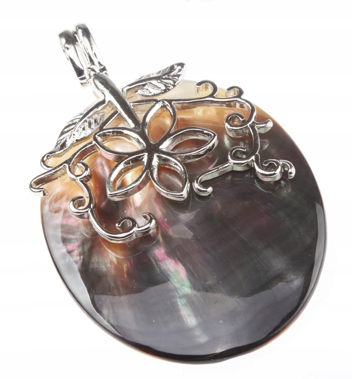 

Z1137 Wisior Zawieszka Muszla Naturalna 56mm Metal