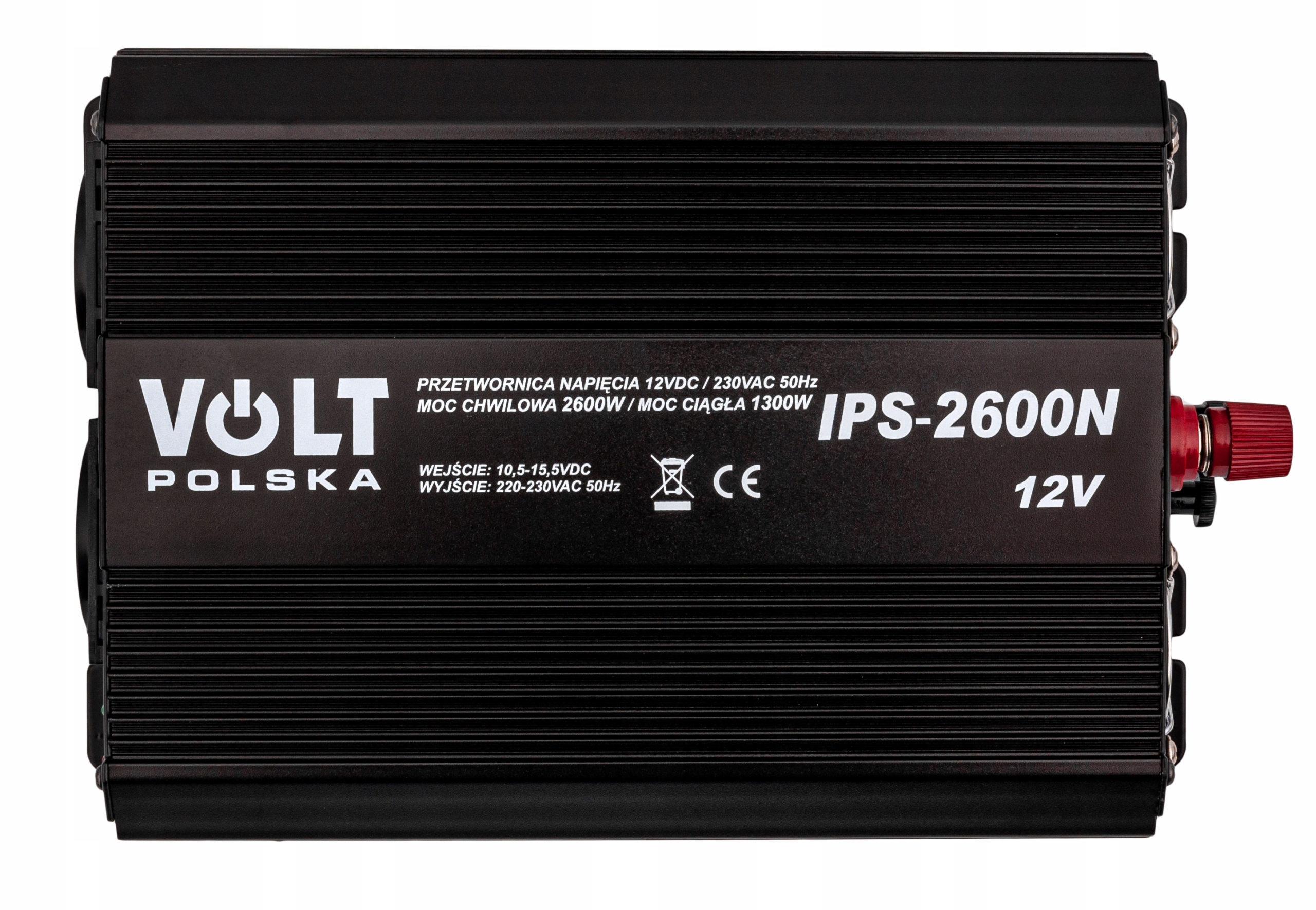 PRZETWORNICA 12V 230V SAMOCHODOWA NAPIĘCIA 2600W Marka Volt