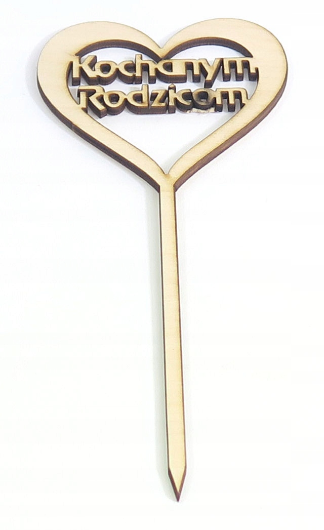 

Serce Na Piku Kochanym Rodzicom 183x80mm RT50
