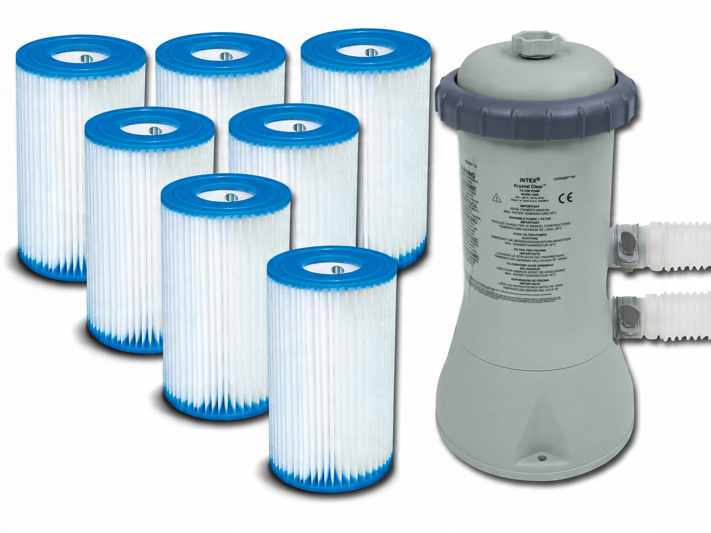 

Pompa Filtrująca 3785 l/h 7 Filtrów Intex 28638