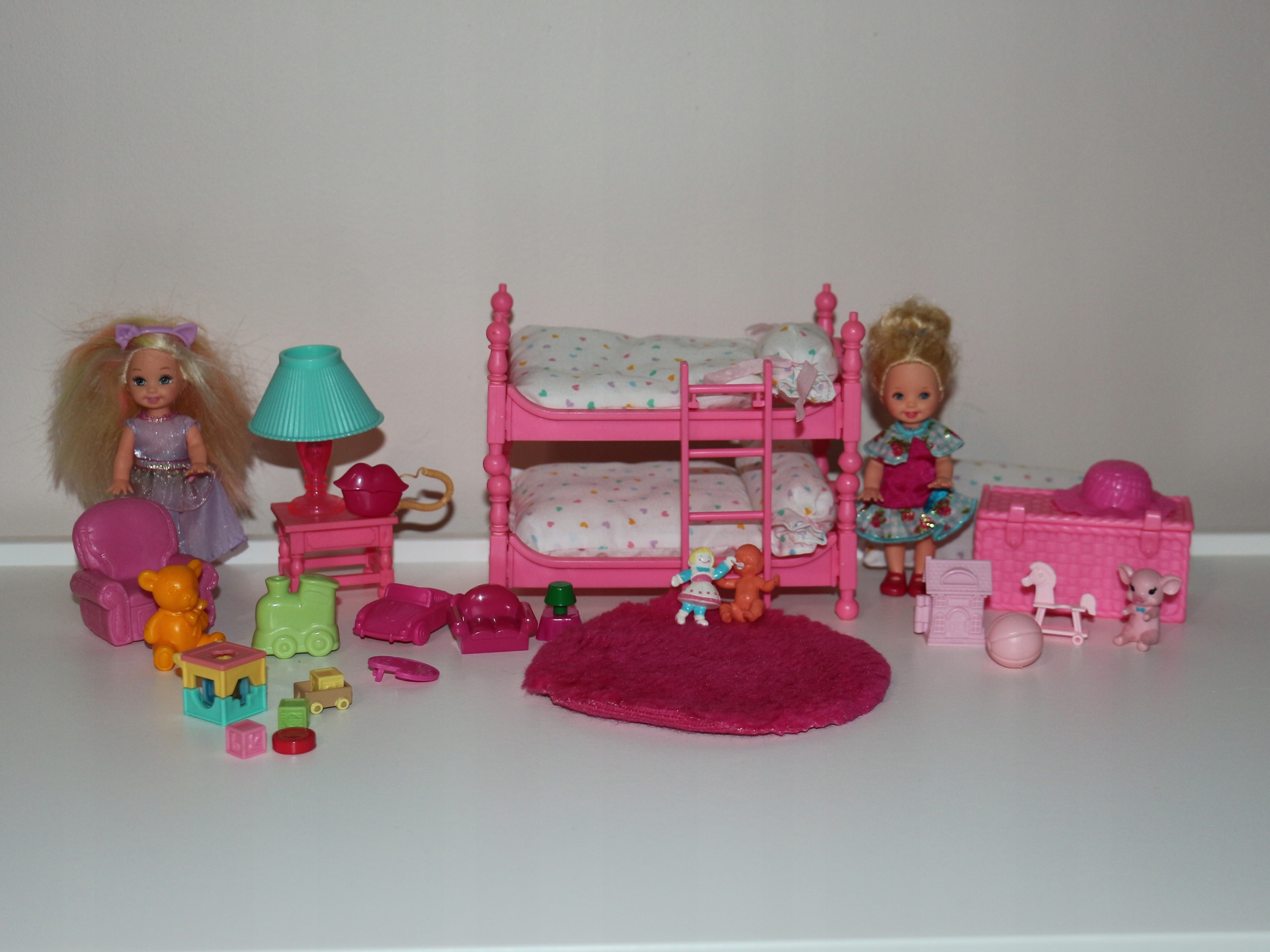 Laleczki Mattel łóżko Piętrowe Zabawki Barbie