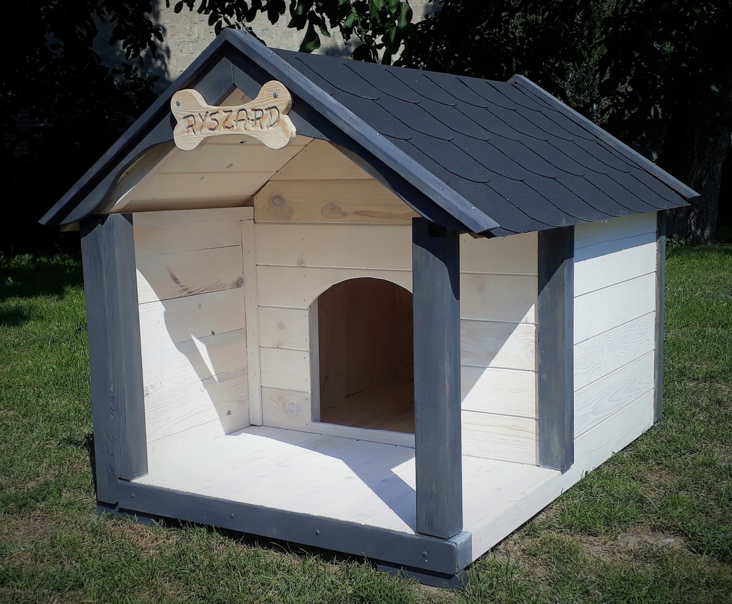 BUDA XL z tarasem Ocieplana Z Litego drewna DUŻA - 7853511985