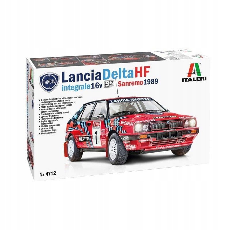 イタレリLancia Delta HF Integrale 16v 1989 Lancia Delta HF Integrale 16v Sanremo 1989 model do