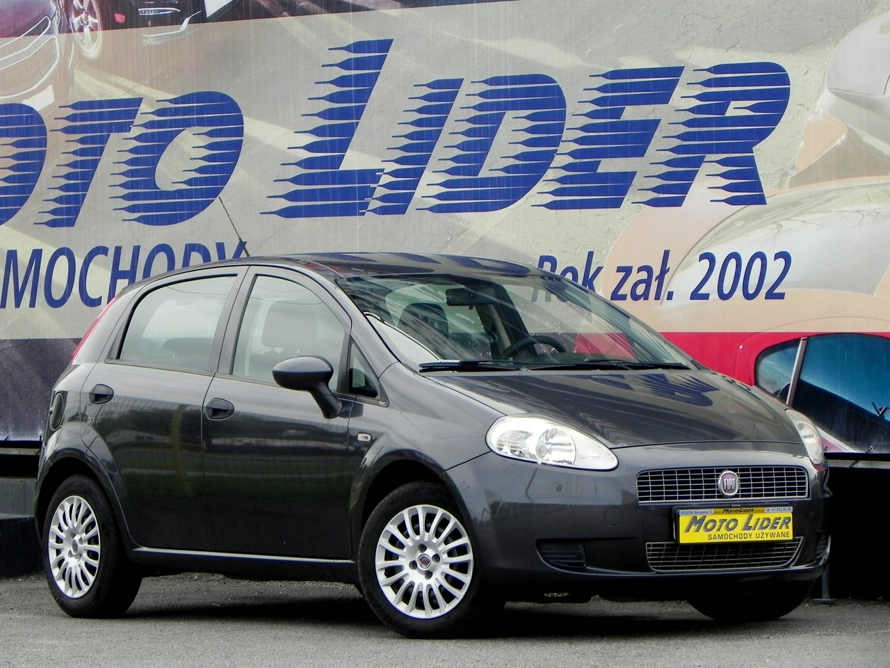 FIAT GRANDE PUNTO 1.4 BENZYNA, CZARNA PERŁA, KLIMA - 11825879752 -  oficjalne archiwum Allegro