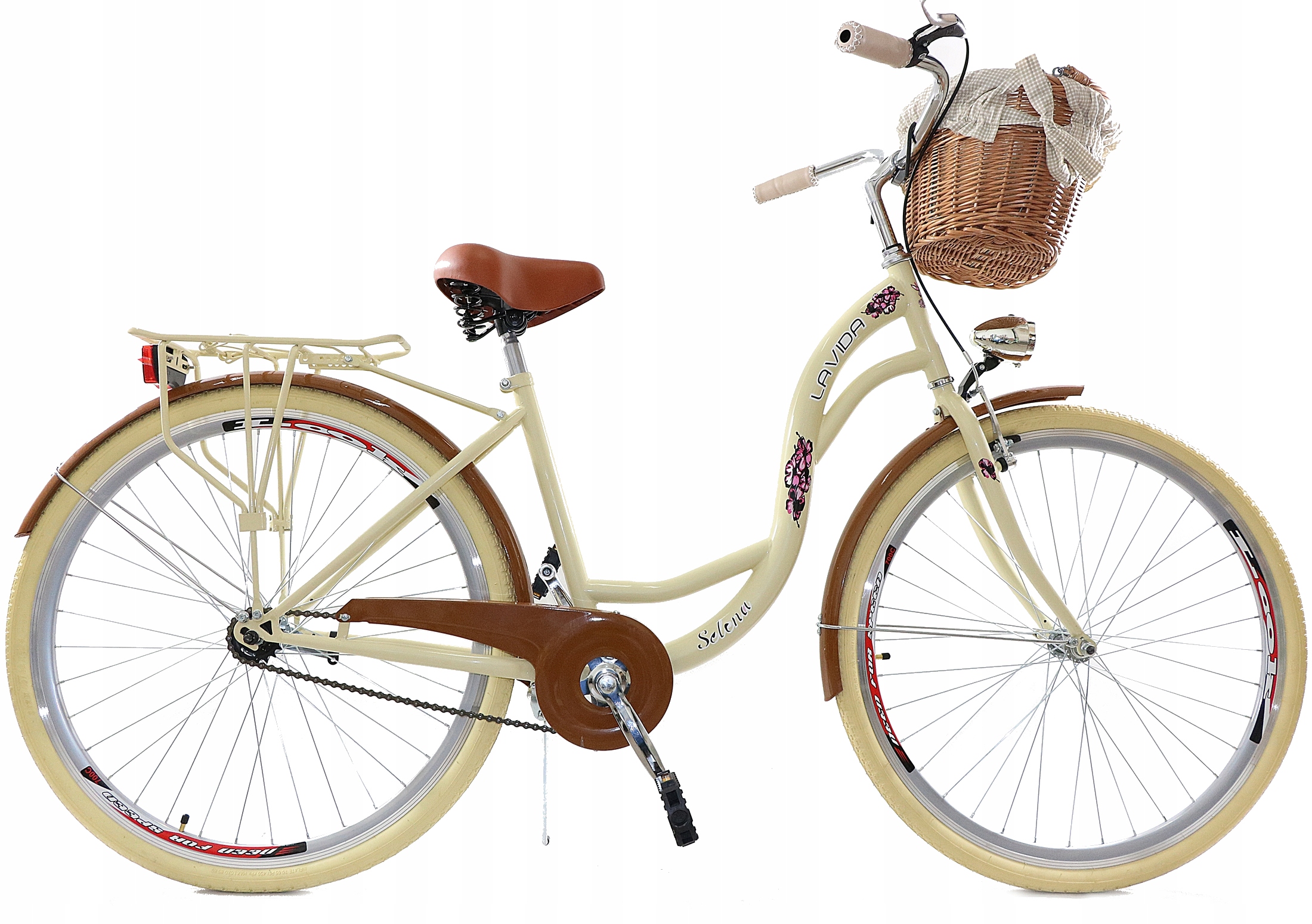 ROWER MIEJSKI RETRO 28 DAMSKI walentynki CAPPUCINO 7783610588