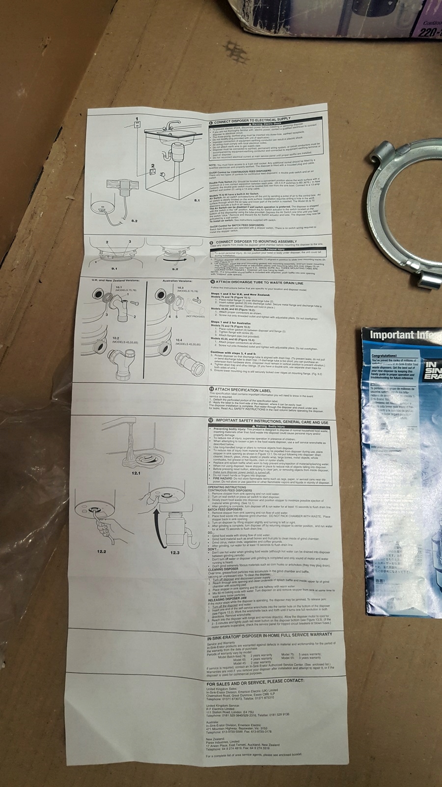 Młynek do odpadów INSINKERATOR Model 55 Rozdrabnia 7461241383