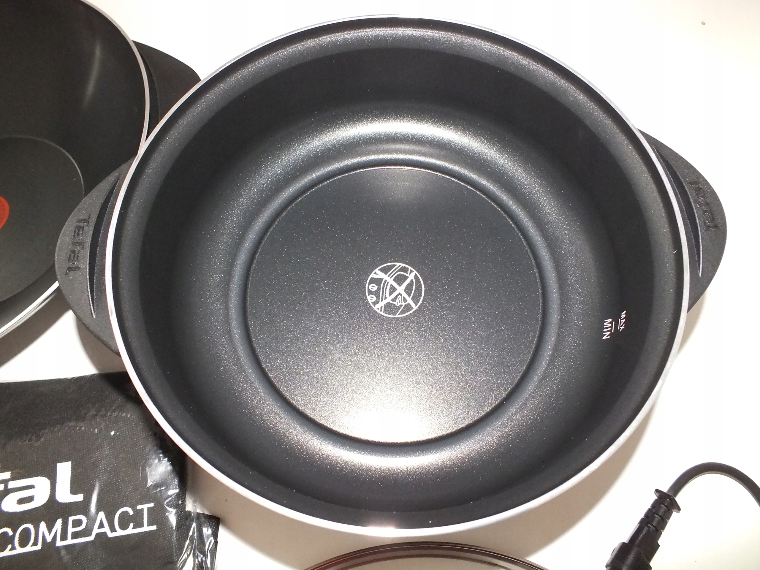 Tefal Wok Fondue Compact wk302012 2W1 NA 8 OSÓB 8169525993