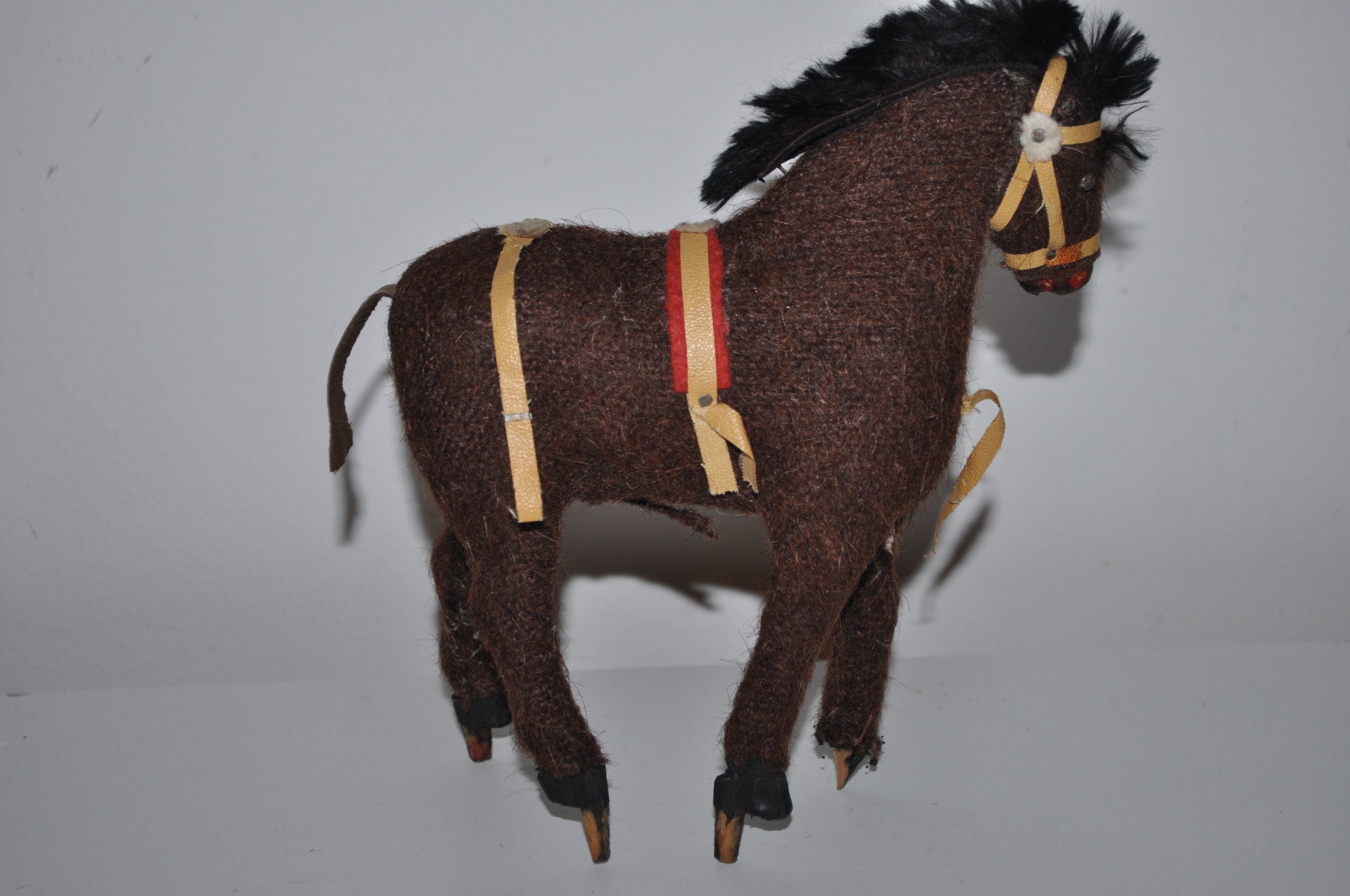 Ręcznie Robiona Figurka Konia Stara Zabawka 7182061238 Oficjalne