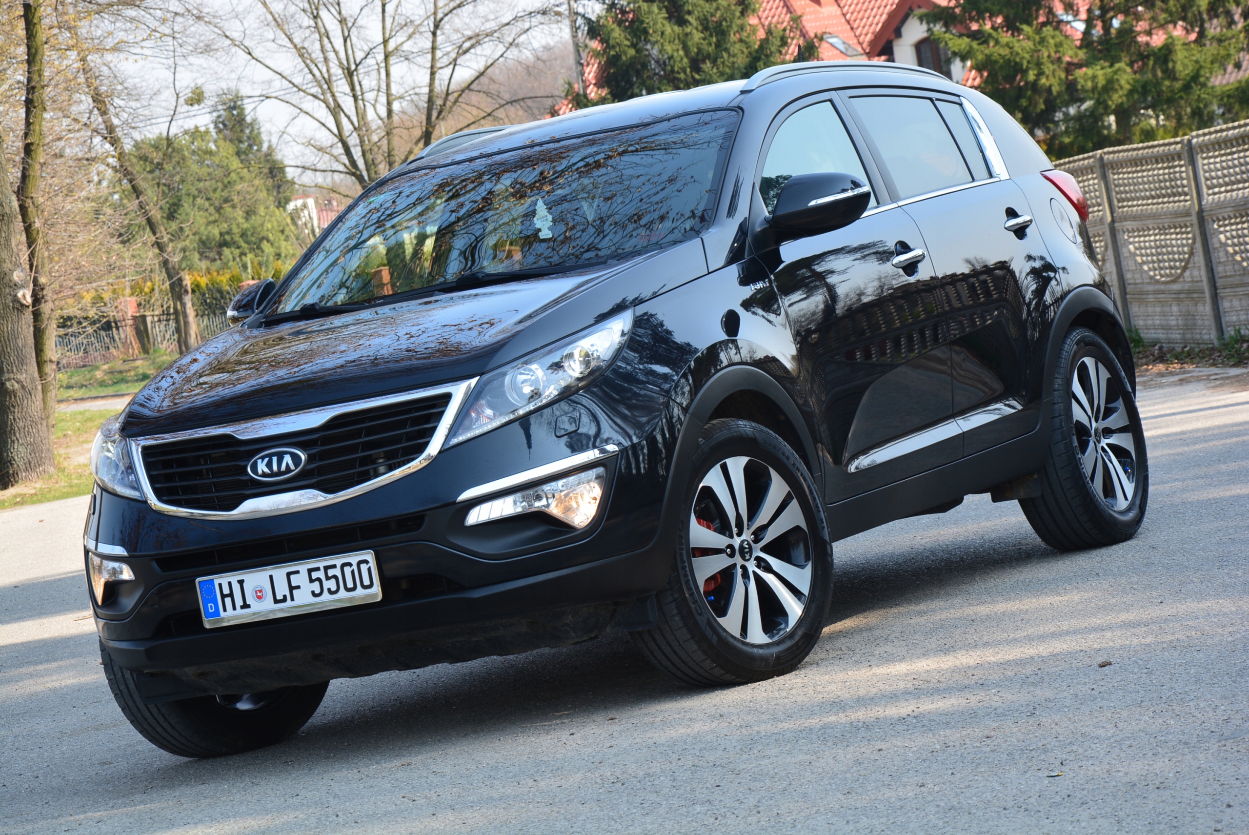 CZARNA KIA SPORTAGE 2.0D 4x4 Skóry Kamera KeyLES