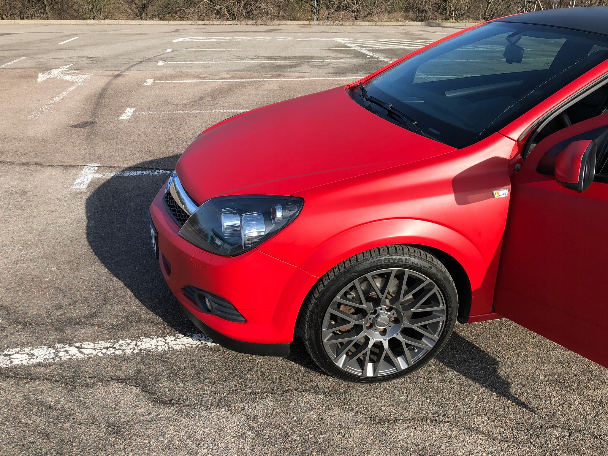 Opel astra h gtc czerwony mat 7877970051 oficjalne archiwum allegro