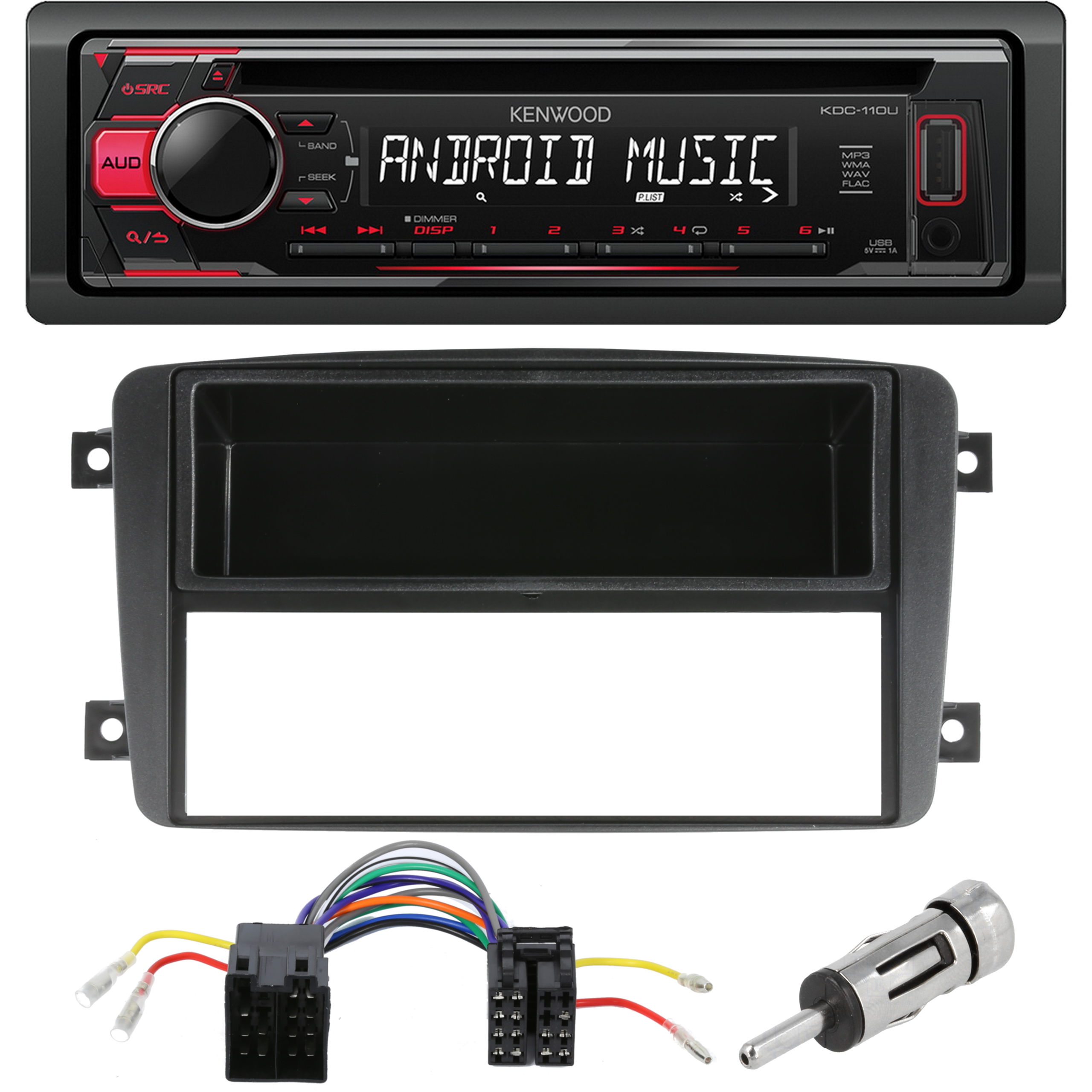 KENWOOD RADIO CD MP3 USB AUX MERCEDES E W210 W163