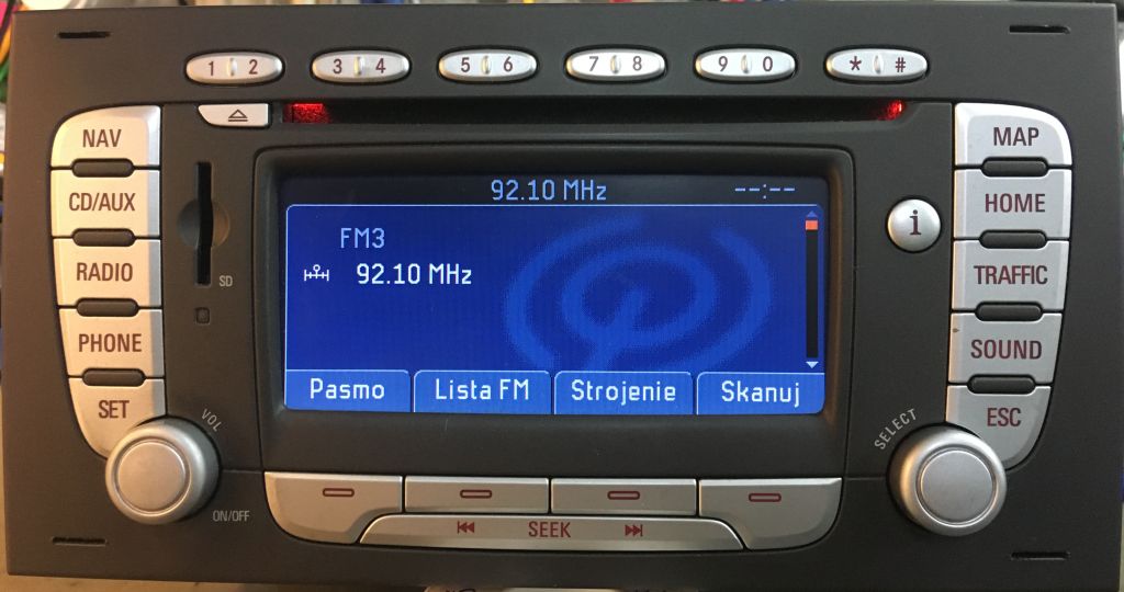 Radio nawigacja Ford CMax LSRNS mapy lektor PL 7360473395